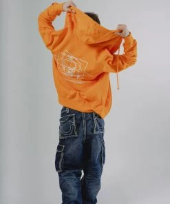 Sree Santhosh YAAYN Zip Up Hoodie (Orange Slice)