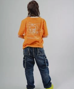 Sree Santhosh New Arrivals Everything You Need Is Inside S/S Ringer T-Shirt (Orange Slice)