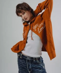 Sree Santhosh YALLE Zip Up Hoodie (Sienna)