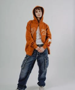 Sree Santhosh YALLE Zip Up Hoodie (Sienna)