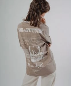 Sree Santhosh New Arrivals No Planet B S/S Ringer T-Shirt (Driftwood)