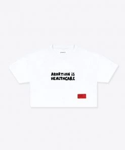 Sree Santhosh Abortion Is Healthcare S/S Crop (White)