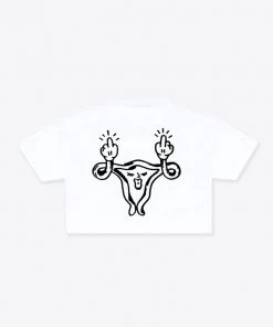 Sree Santhosh Abortion Is Healthcare S/S Crop (White)