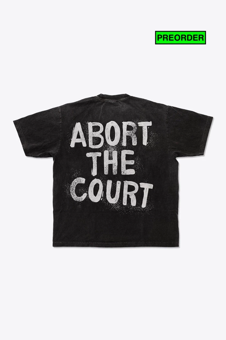 Sree Santhosh Abort The Court S/S Tee (black) Best Selling 4 Sree Santhosh Abort The Court S/S Tee (black) Best Selling