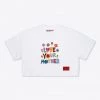 Sree Santhosh Love Your Mother S/S Crop (White)