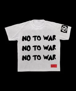 Sree Santhosh No To War S/S Tee (white)