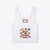 Sree Santhosh Save The Planet Zero Waste Ribbed Tank (White) ♻️
