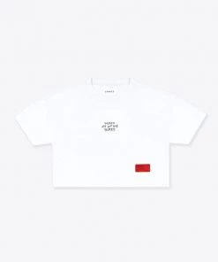 Sree Santhosh Best Selling Women Are Not Your Property Crop (White)