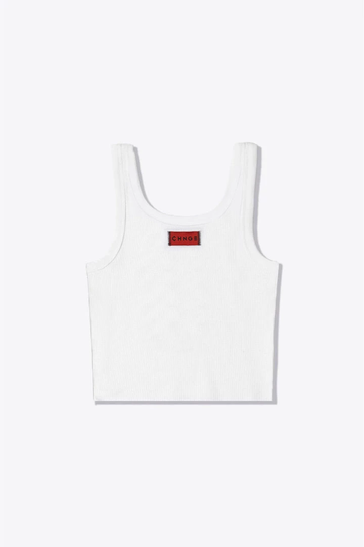 Sree Santhosh WDOYS Ribbed Tank (White) 4 Sree Santhosh WDOYS Ribbed Tank (White)