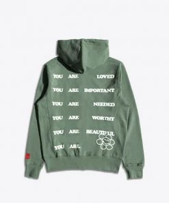 Sree Santhosh Love More Zip Up Hoodie (Juniper) New Arrivals