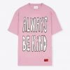 Sree Santhosh Always Be Kind T-Shirt Dress (Mauve)