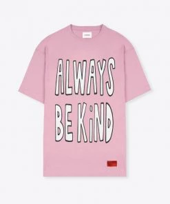 Sree Santhosh Always Be Kind T-Shirt Dress (Mauve)