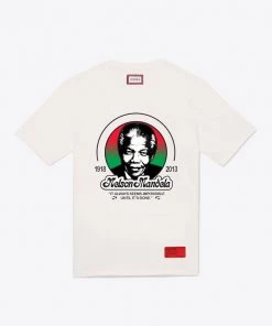 Sree Santhosh Best Selling Nelson Mandela S/S T-Shirt (Chalk)