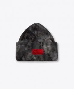 Sree Santhosh Hats Tie Dye Oversized Beanie (Black)