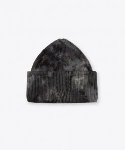 Sree Santhosh Hats Tie Dye Oversized Beanie (Black)