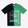 Sree Santhosh MHA Black/Kelly Green Pieced S/S T-Shirt