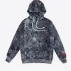 Sree Santhosh Black Marble University Logo Tie Dye Hoodie Best Selling