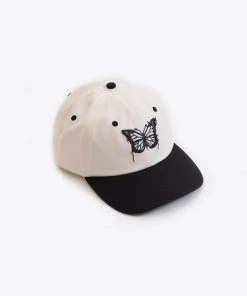CHNGE Best Selling Chalk/Black Panel Butterfly Baseball Cap