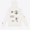 Sree Santhosh Chalk Love Peace Hoodie Best Selling