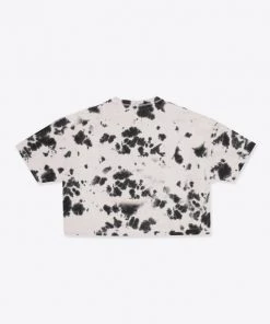 Sree Santhosh Best Selling Tie Dye Butterfly S/S Crop (Chalk)