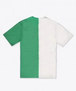 Sree Santhosh MHA Chalk/Green Pieced S/S T-Shirt Best Selling