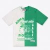 Sree Santhosh MHA Chalk/Green Pieced S/S T-Shirt Best Selling