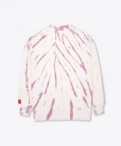 Sree Santhosh Mauve/Chalk Uni Logo Tiger TD Crewneck