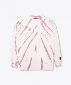 Sree Santhosh Mauve/Chalk Uni Logo Tiger TD Crewneck