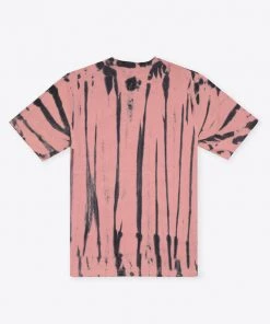 Sree Santhosh Tie Dye Become The CHNGE BF S/S T-Shirt (Dusty Rose/Black) Best Selling