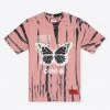 Sree Santhosh Tie Dye Become The CHNGE BF S/S T-Shirt (Dusty Rose/Black) Best Selling