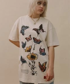 Sree Santhosh Butterflower T-Shirt Dress Best Selling