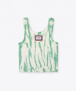 Sree Santhosh Smile Flower Ribbed Tank Best Selling