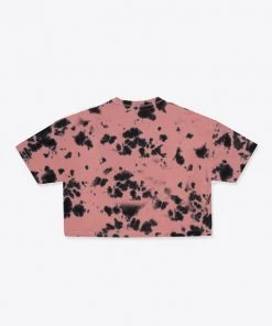 Sree Santhosh Tie Dye Butterfly S/S Crop (Dusty Rose)