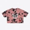Sree Santhosh Tie Dye Butterfly S/S Crop (Dusty Rose)