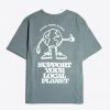 Sree Santhosh Every Day Is Earth Day S/S Ringer T-Shirt (North Atlantic)