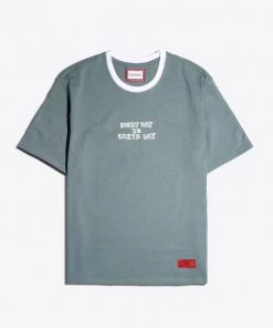 Sree Santhosh Every Day Is Earth Day S/S Ringer T-Shirt (North Atlantic)