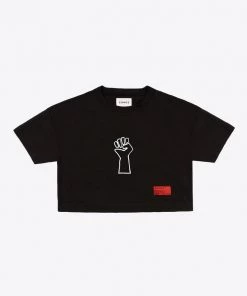 Sree Santhosh Best Selling Fuck Phobias Crop (Black)