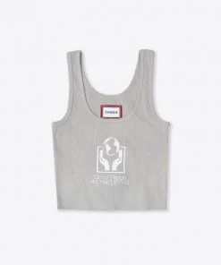 Sree Santhosh Best Selling OPOPED Zero Waste Ribbed Tank (Sand)