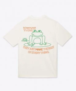 Sree Santhosh Best Selling Happy People S/S T-Shirt (Chalk)