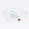 Sree Santhosh Happy People S/S Crop (White) 2 Sree Santhosh Happy People S/S Crop (White)