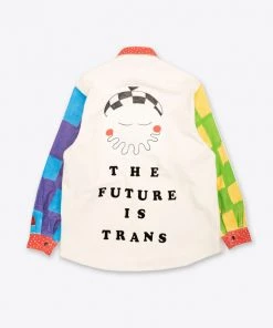 CHNGE Avalene Musik Hand Painted Workwear Jacket No. 1 Trans Joy