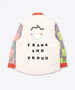 CHNGE Avalene Musik Hand Painted Workwear Jacket No. 3 Trans Joy