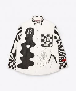 CHNGE Avalene Musik Hand Painted Workwear Jacket No. 4 Trans Joy