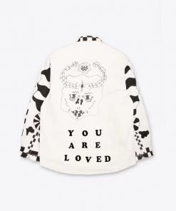 CHNGE Avalene Musik Hand Painted Workwear Jacket No. 4 Trans Joy