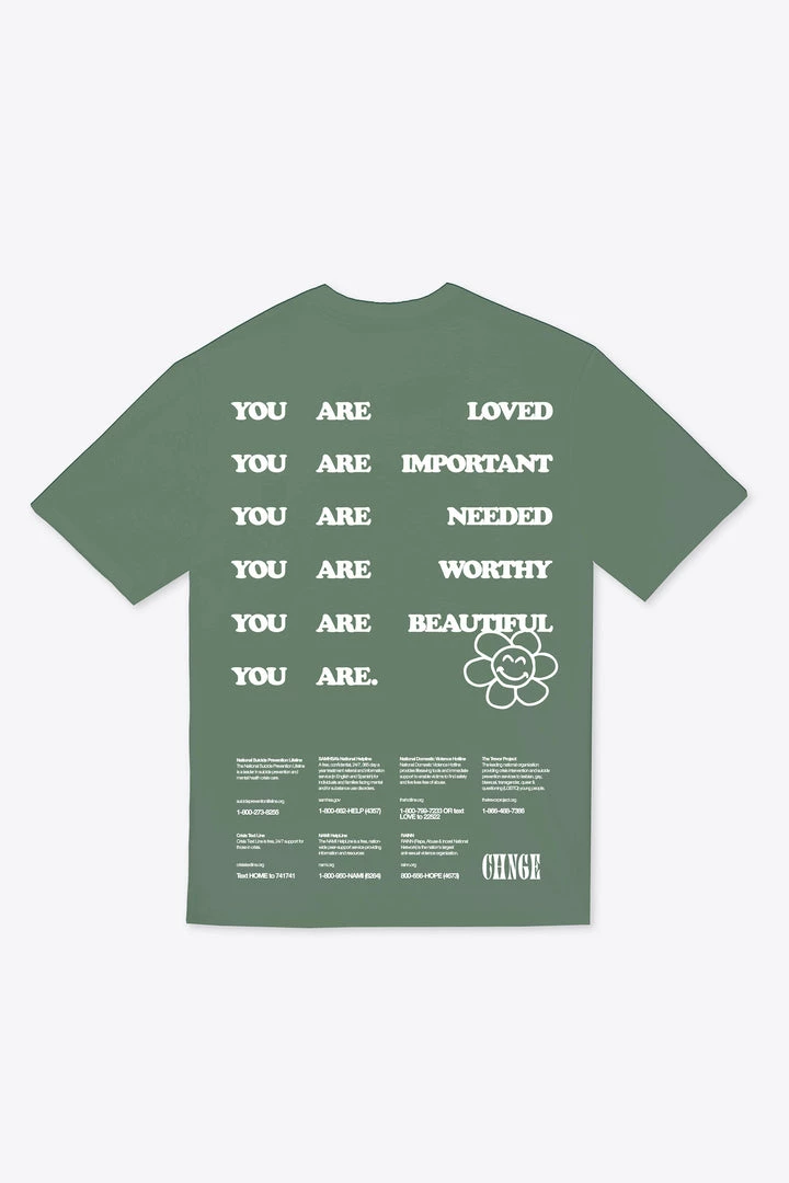 Sree Santhosh Best Selling Love More S/S T-Shirt (Juniper) 3 Sree Santhosh Best Selling Love More S/S T-Shirt (Juniper)