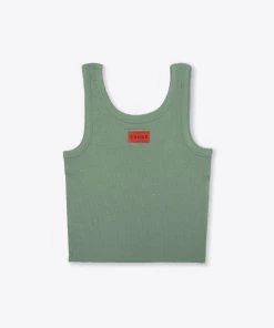 Sree Santhosh More Love Ribbed Tank (Juniper) Best Selling