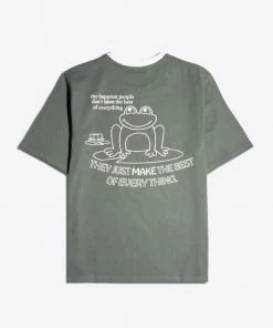 Sree Santhosh Happy People S/S Ringer T-Shirt (Juniper)