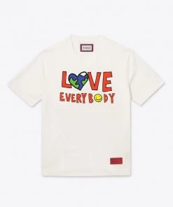 Sree Santhosh Best Selling Love Everybody S/S T-Shirt (Chalk)