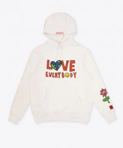 Sree Santhosh Love Everybody Hoodie (Chalk)