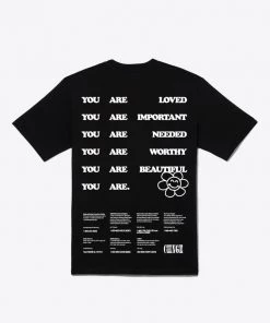 Sree Santhosh Best Selling Love More Always Be Kind S/S T-Shirt (Black)